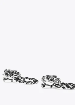 Pendientes cara leopardo y aro