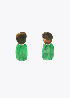 Pendientes con dos piezas