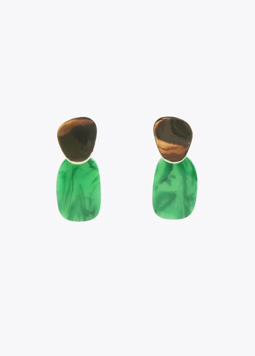 Pendientes con dos piezas