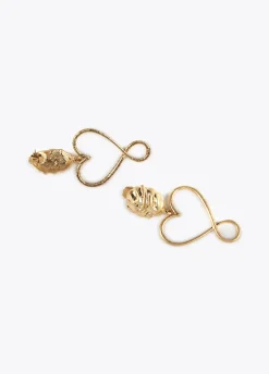 Pendientes corazón infinito