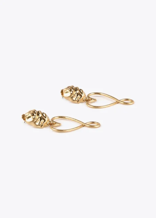 Pendientes corazón infinito