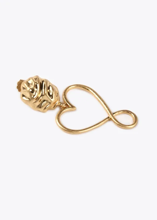 Pendientes corazón infinito