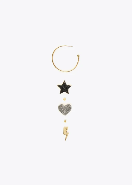 Pendientes de aro con charms