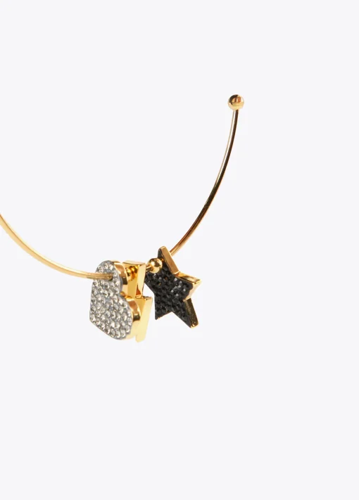 Pendientes de aro con charms