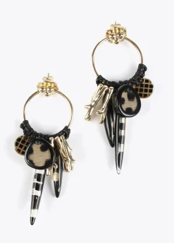Pendientes de aro estilo africanos