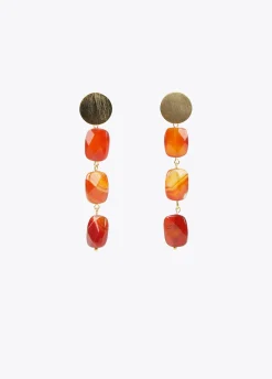 Pendientes de piedras naturales