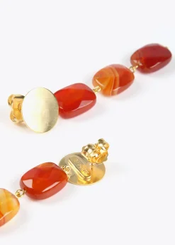 Pendientes de piedras naturales