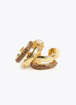 Pendientes doble aro