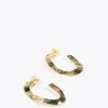 Pendientes dorados de aro