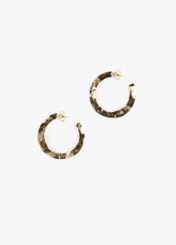 Pendientes dorados de aro