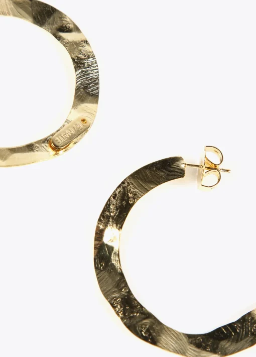Pendientes dorados de aro