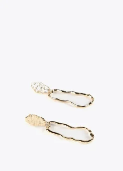 Pendientes dorados multiforma