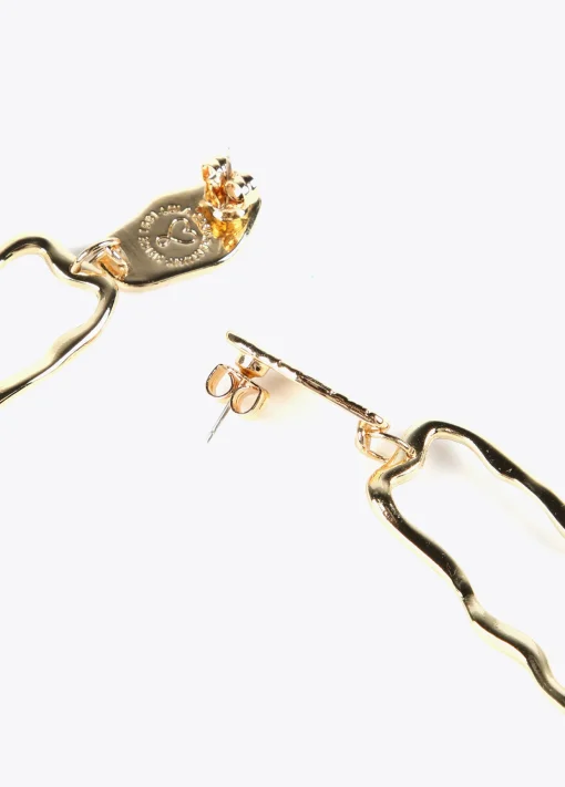 Pendientes dorados multiforma