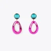 Pendientes dos piezas de colores