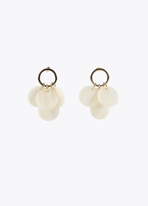 Pendientes piezas nacaradas