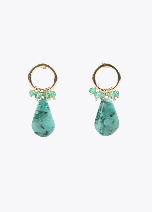 Pendientes turquesa