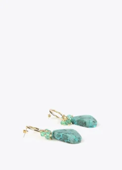 Pendientes turquesa
