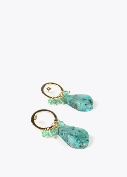 Pendientes turquesa