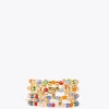 Pulsera cristales multicolor