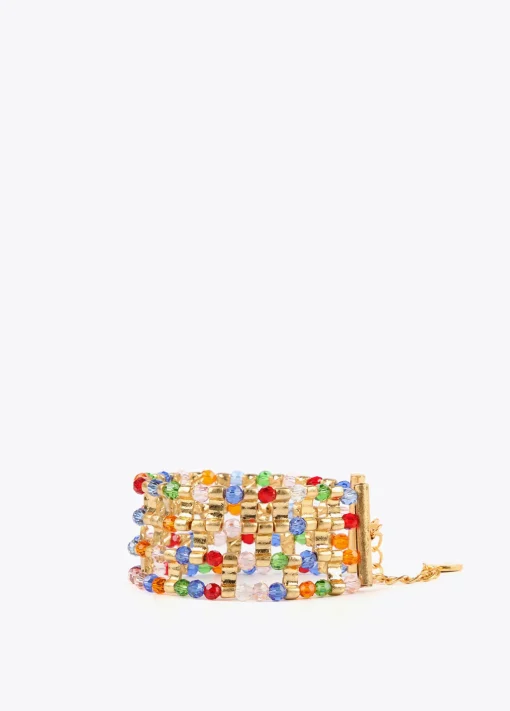 Pulsera cristales multicolor