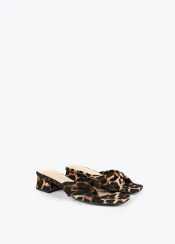 Sandalia estampado animal