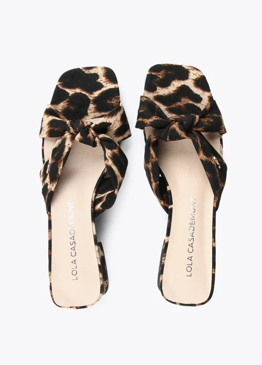 Sandalia estampado animal