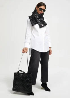 Shopper acolchado efecto brillante