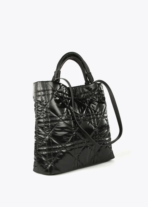 Shopper acolchado efecto brillante