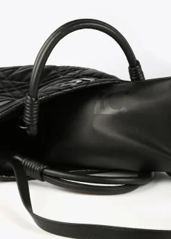 Shopper acolchado efecto brillante