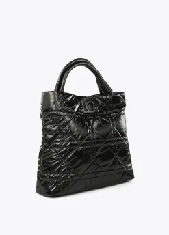 Shopper acolchado efecto brillante