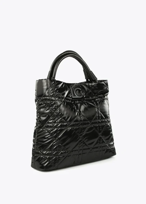 Shopper acolchado efecto brillante