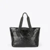 Shopper efecto charol