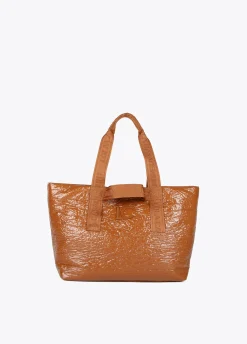 Shopper efecto charol