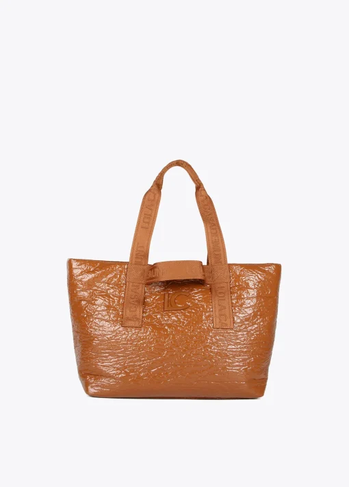 Shopper efecto charol