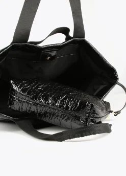 Shopper efecto charol