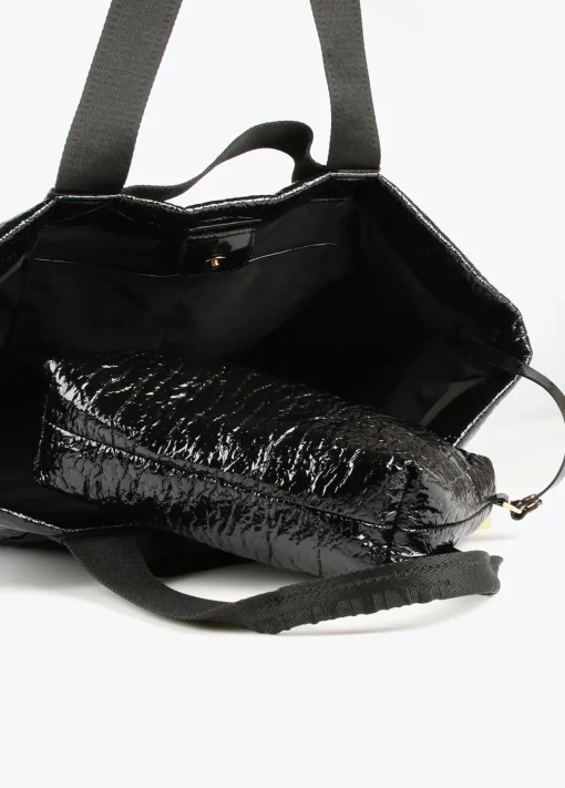 Shopper efecto charol