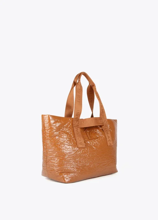 Shopper efecto charol