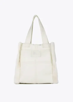 Shopper efecto piel y pelo