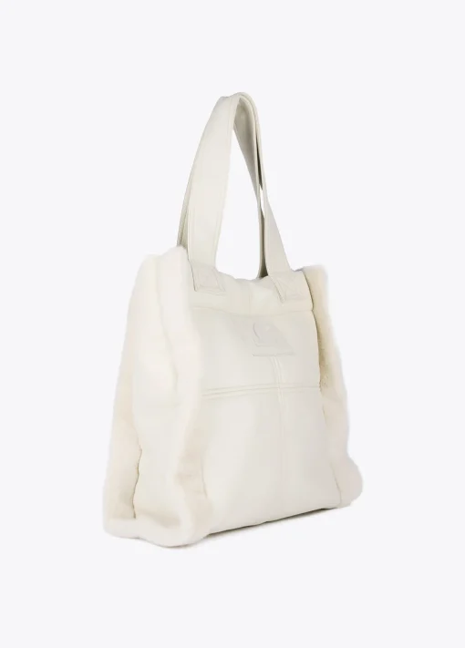 Shopper efecto piel y pelo