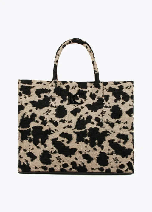 Shopper tejido animal