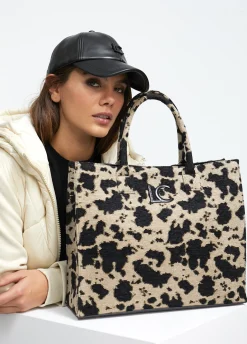 Shopper tejido animal