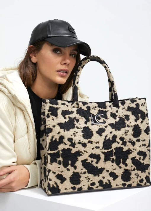 Shopper tejido animal