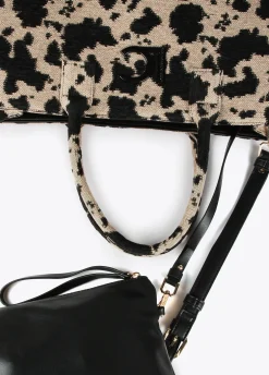 Shopper tejido animal