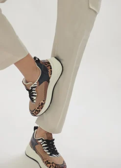 Sneakers animal print rejilla |  COLECCIÓN LOLA | Lola Casademunt