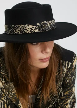 Sombrero cinta jacquard