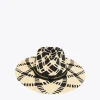 Sombrero trenzado bicolor