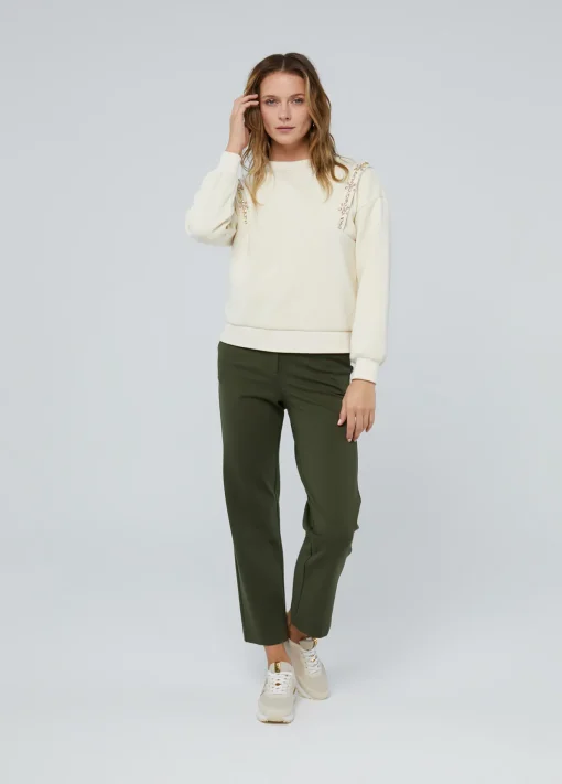 Sudadera con pedrería