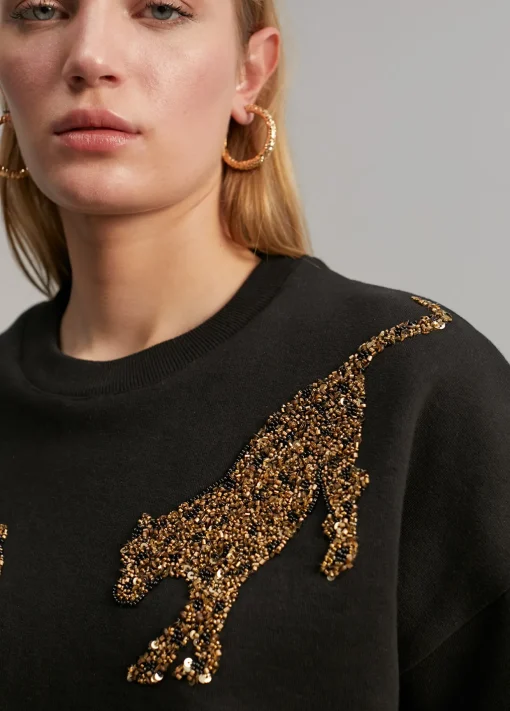 Sudadera detalle tigres