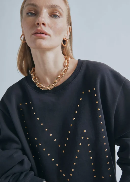 Sudadera M detalle strass |  Ropa | Lola Casademunt