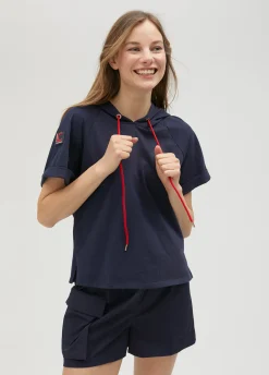 Sudadera manga corta de algodón 100% - Lola Casademunt